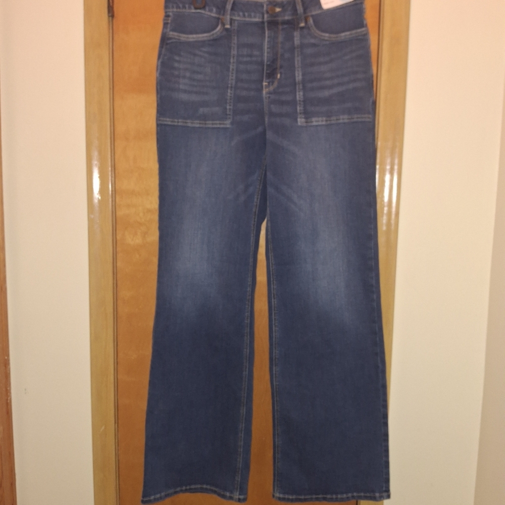 Liz Clairborne Women's Wide Leg Blue Jeans size 10T